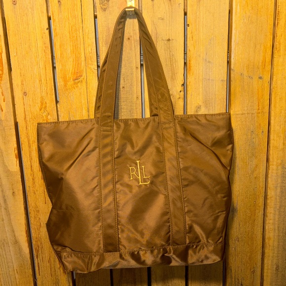 Lauren Ralph Lauren Handbags - RalphLauren Brown Nylon Tote